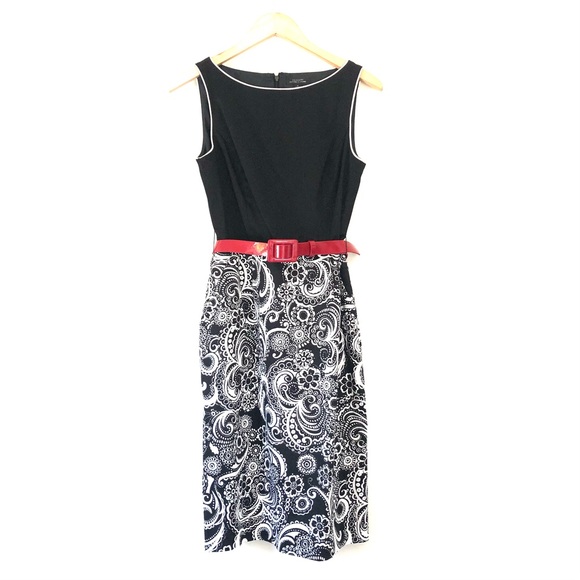 Tahari Dresses & Skirts - NWOT Tahari Summer Paisley Belted Sheath Dress- 4